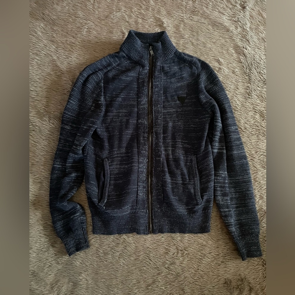 Men’s Guess Zip Up Cardigan ( Small )